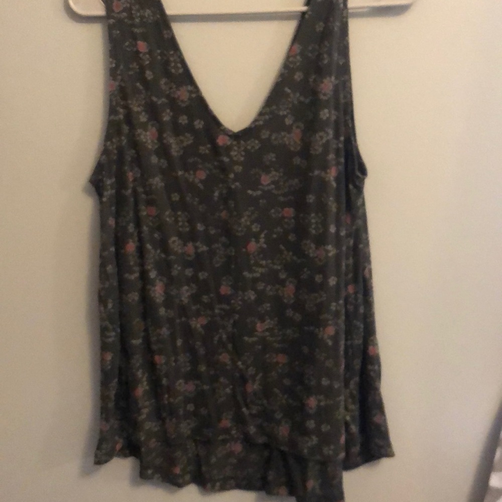 army green tank top